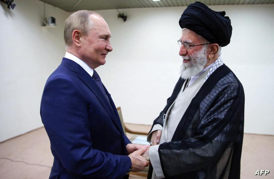 بوتين وخامنئي في زيارة للرئيس الروسي للعاصمة طهران
