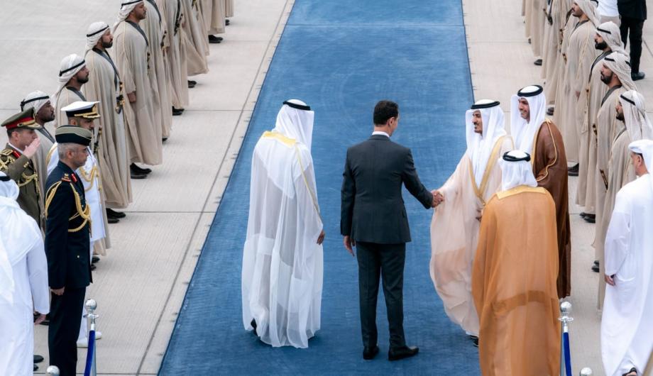 بشار الأسد يصل إلى الإمارات
