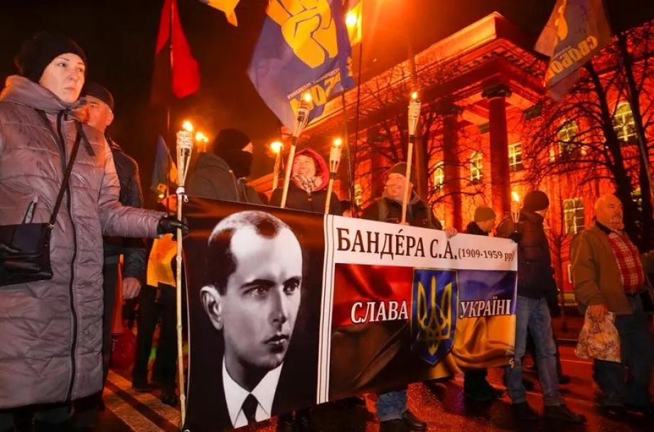 الاحتفال بذكرى ستيبان بانديرا في أوكرانيا