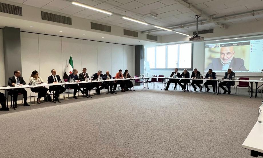 اجتماع هيئة التفاوض السورية مع المبعوث الأممي إلى سوريا غير بيدرسون في جنيف