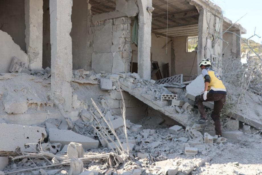 آثار الدمار في ريف إدلب الغربي