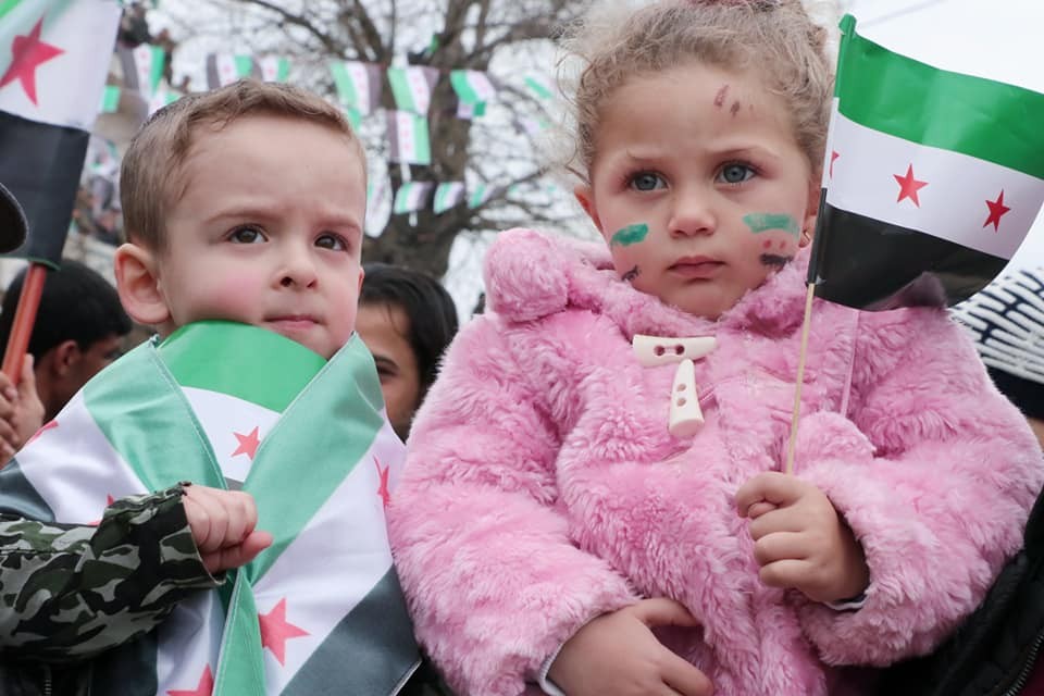 من 6مظاهرات الثورة السورية 15 آذار 2021.png